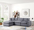 SKY Charcoal Linen Modular Sectional - SKY CHARCOAL LINEN - Bien Home Furniture & Electronics