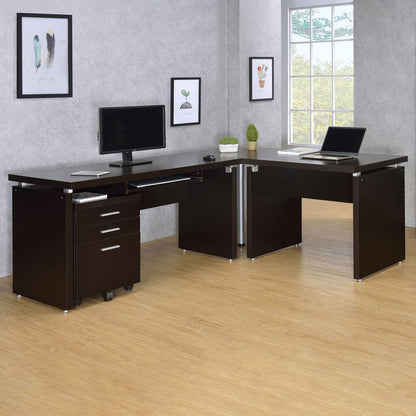 Skylar 4-Piece Desk Set - 800891-S4 - Bien Home Furniture &amp; Electronics