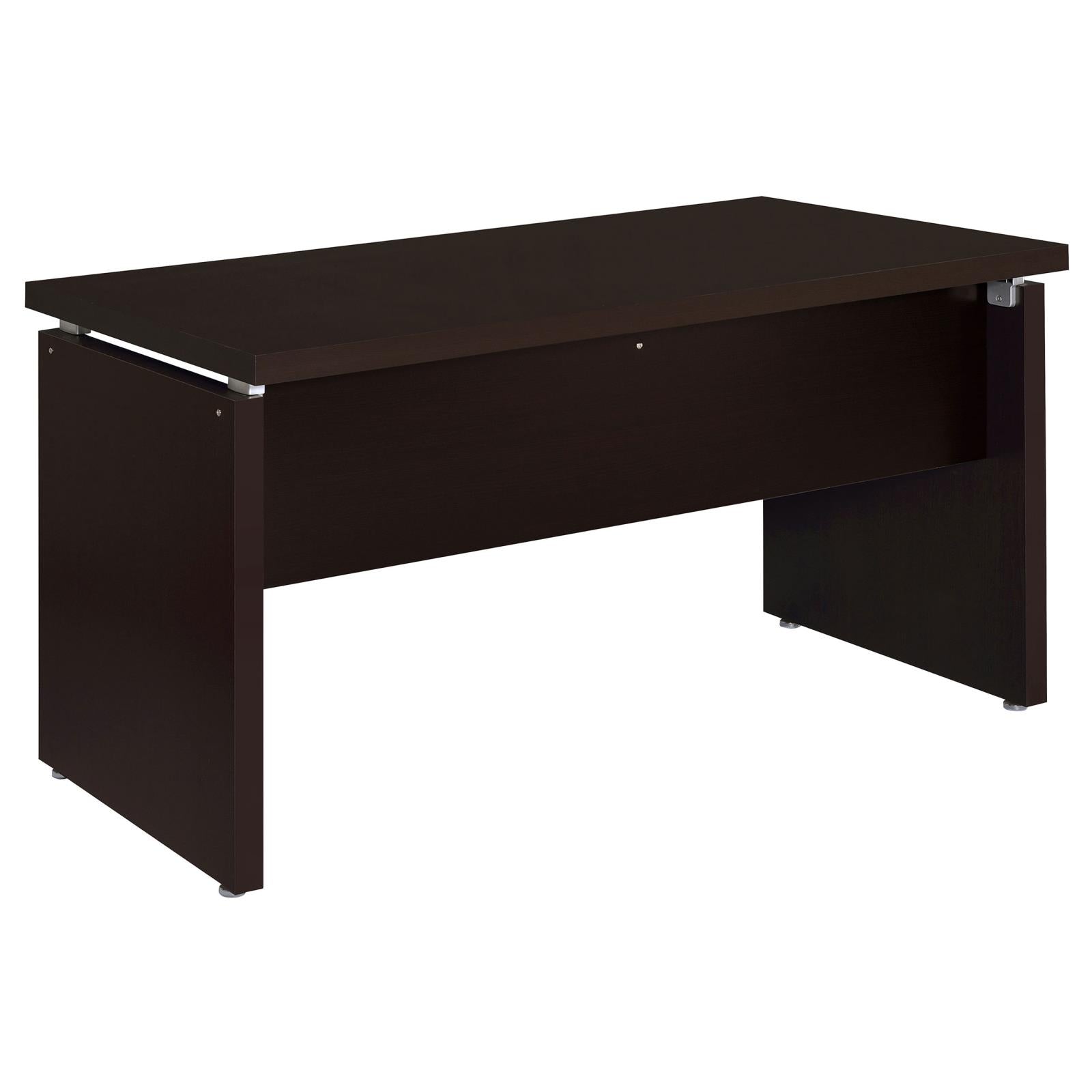 Skylar Cappuccino Computer Desk with Keyboard Drawer - 800891 - Bien Home Furniture &amp; Electronics