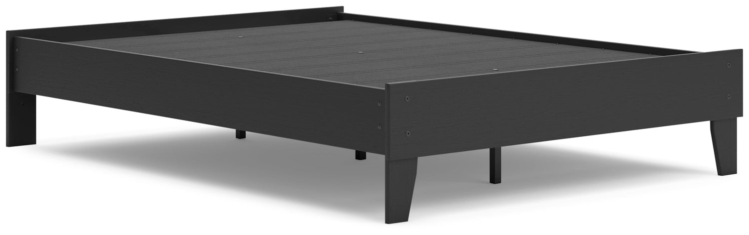 Socalle Black Full Platform Bed - EB1865-112 - Bien Home Furniture &amp; Electronics