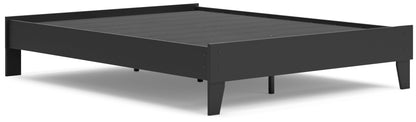 Socalle Black Queen Platform Bed - EB1865-113 - Bien Home Furniture &amp; Electronics