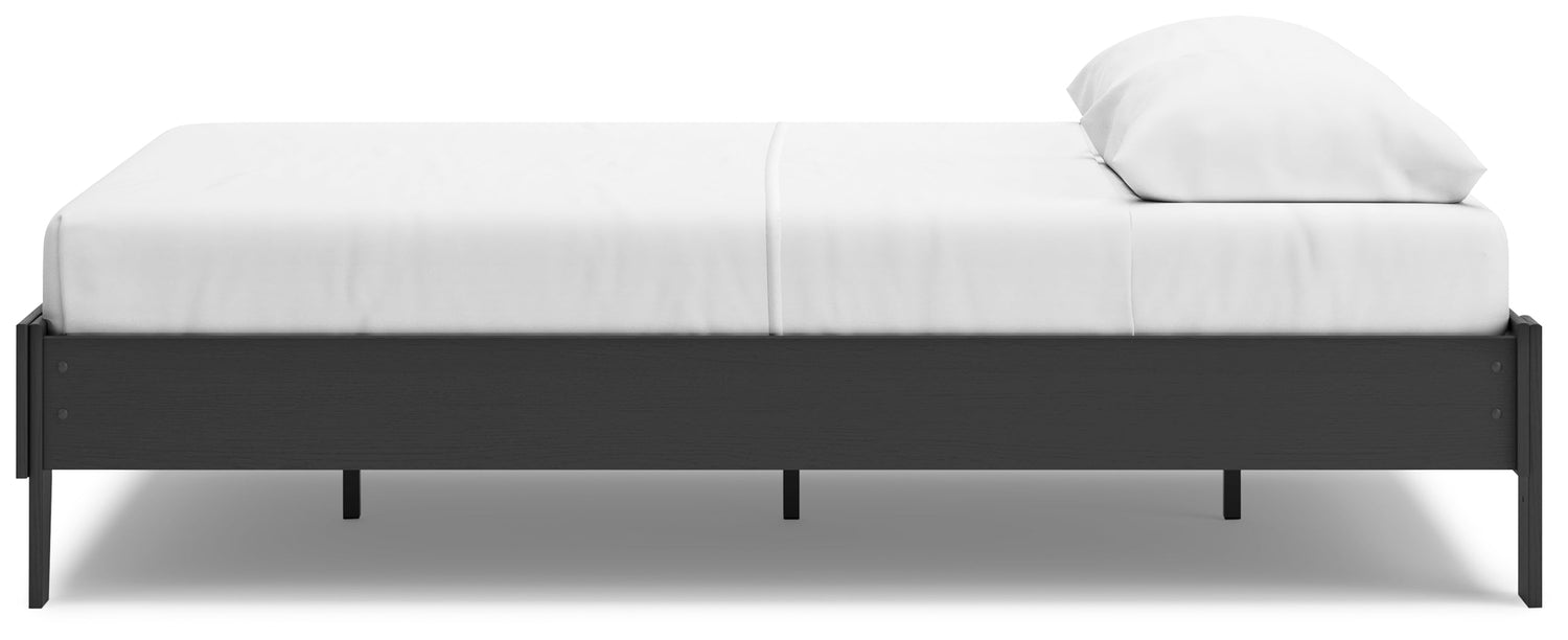 Socalle Black Queen Platform Bed - EB1865-113 - Bien Home Furniture &amp; Electronics