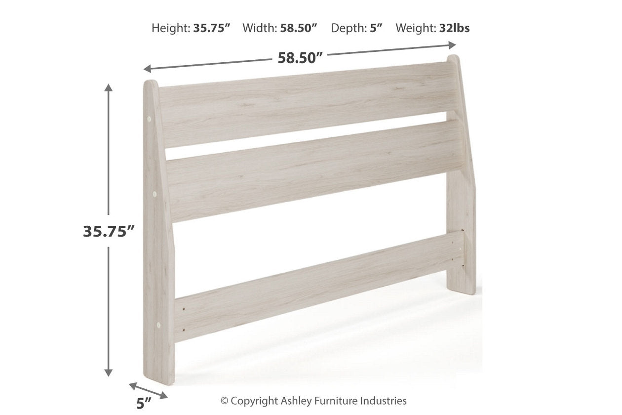 Socalle Light Natural Full Panel Headboard - EB1864-156 - Bien Home Furniture &amp; Electronics