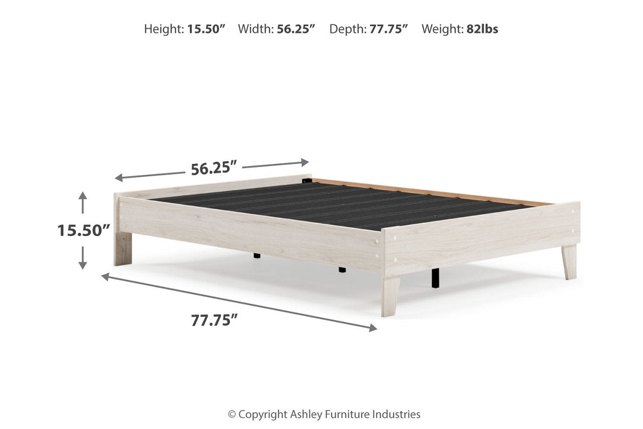 Socalle Light Natural Full Platform Bed - EB1864-112 - Bien Home Furniture &amp; Electronics