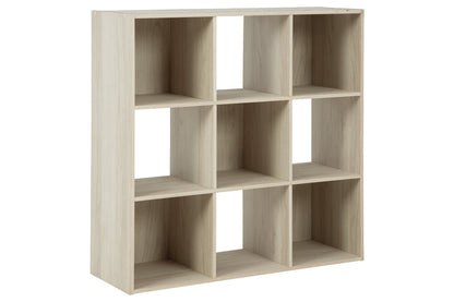 Socalle Light Natural Nine Cube Organizer - EA1864-3X3 - Bien Home Furniture &amp; Electronics