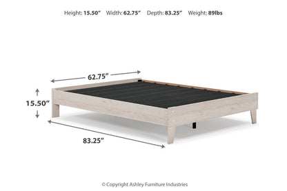 Socalle Light Natural Queen Platform Bed - EB1864-113 - Bien Home Furniture &amp; Electronics