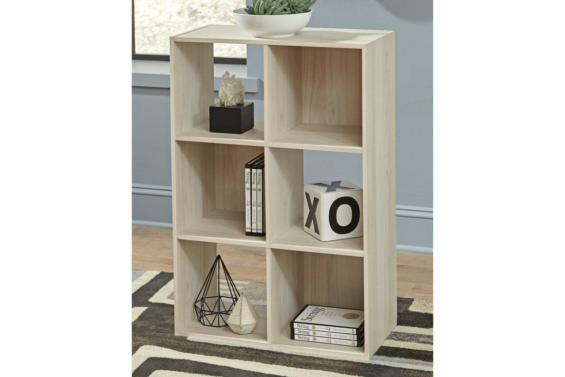 Socalle Light Natural Six Cube Organizer - EA1864-3X2 - Bien Home Furniture &amp; Electronics