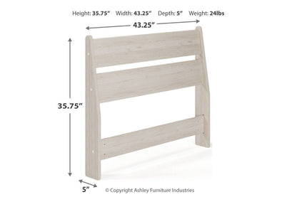 Socalle Light Natural Twin Panel Headboard - EB1864-155 - Bien Home Furniture &amp; Electronics