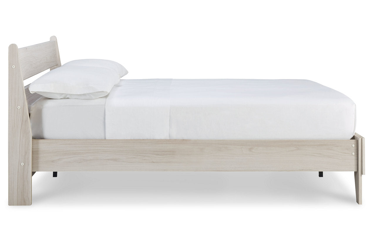 Socalle Natural Full Panel Platform Bed - SET | EB1864-112 | EB1864-156 - Bien Home Furniture &amp; Electronics