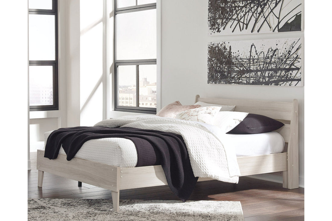 Socalle Natural Queen Panel Platform Bed - SET | EB1864-113 | EB1864-157 - Bien Home Furniture & Electronics