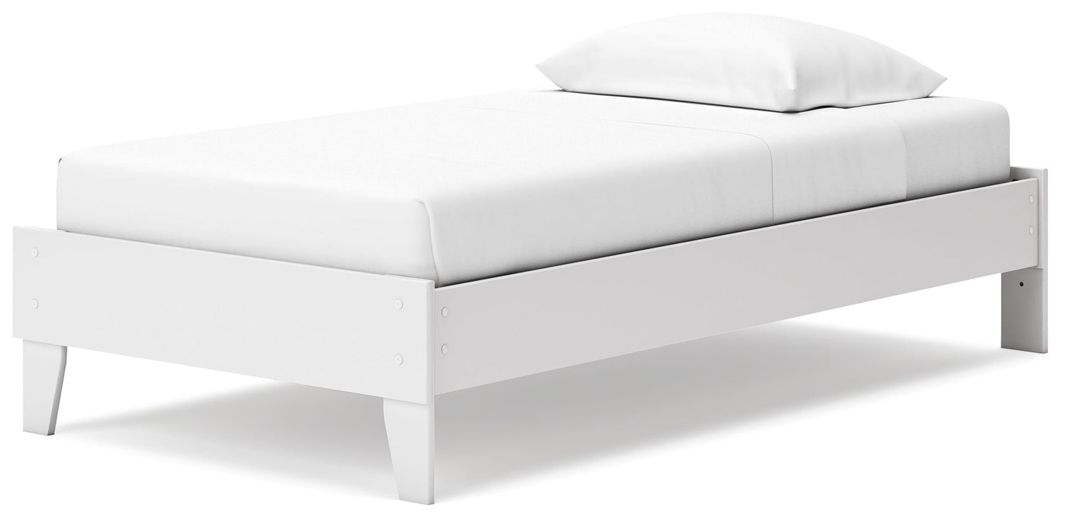 Socalle Two-tone Twin Platform Bed - EB1867-111 - Bien Home Furniture &amp; Electronics