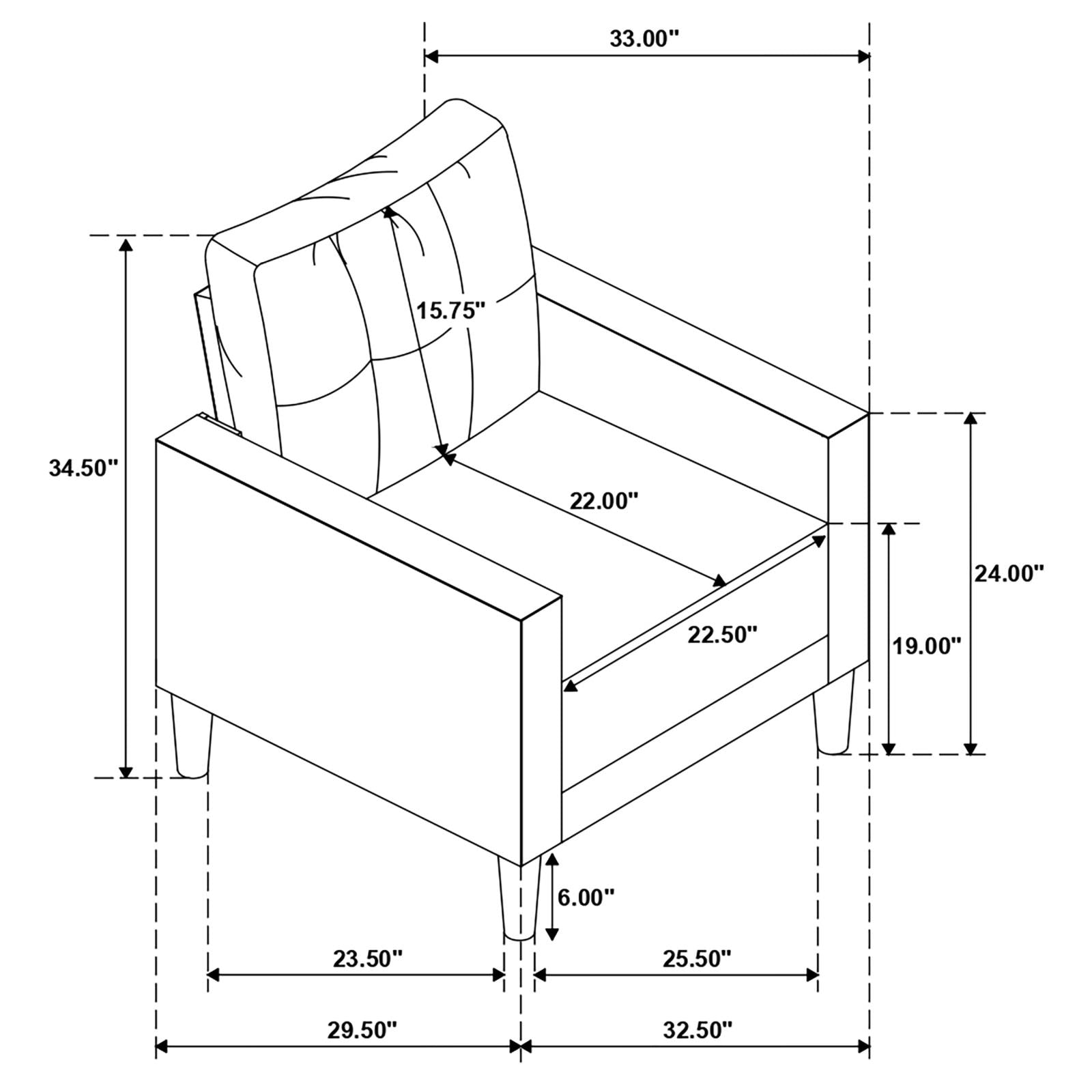 SOFA 3 PC SET - 506781-S3 - Bien Home Furniture &amp; Electronics