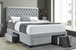 Soledad Queen 4-Drawer Button Tufted Storage Bed Beige - 305878Q - Bien Home Furniture & Electronics