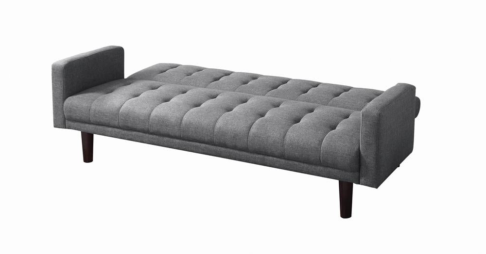 Sommer Tufted Sofa Bed Gray - 360150 - Bien Home Furniture &amp; Electronics