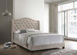 Sonoma Camel Back Queen Bed Beige - 310073Q - Bien Home Furniture & Electronics