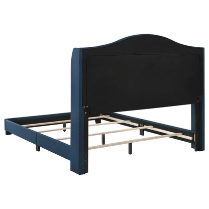 Sonoma Camel Back Queen Bed Blue - 310071Q - Bien Home Furniture &amp; Electronics