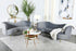 Sophia 2-Piece Upholstered Living Room Set with Camel Back Gray/Gold - 506864-S2 - Bien Home Furniture & Electronics