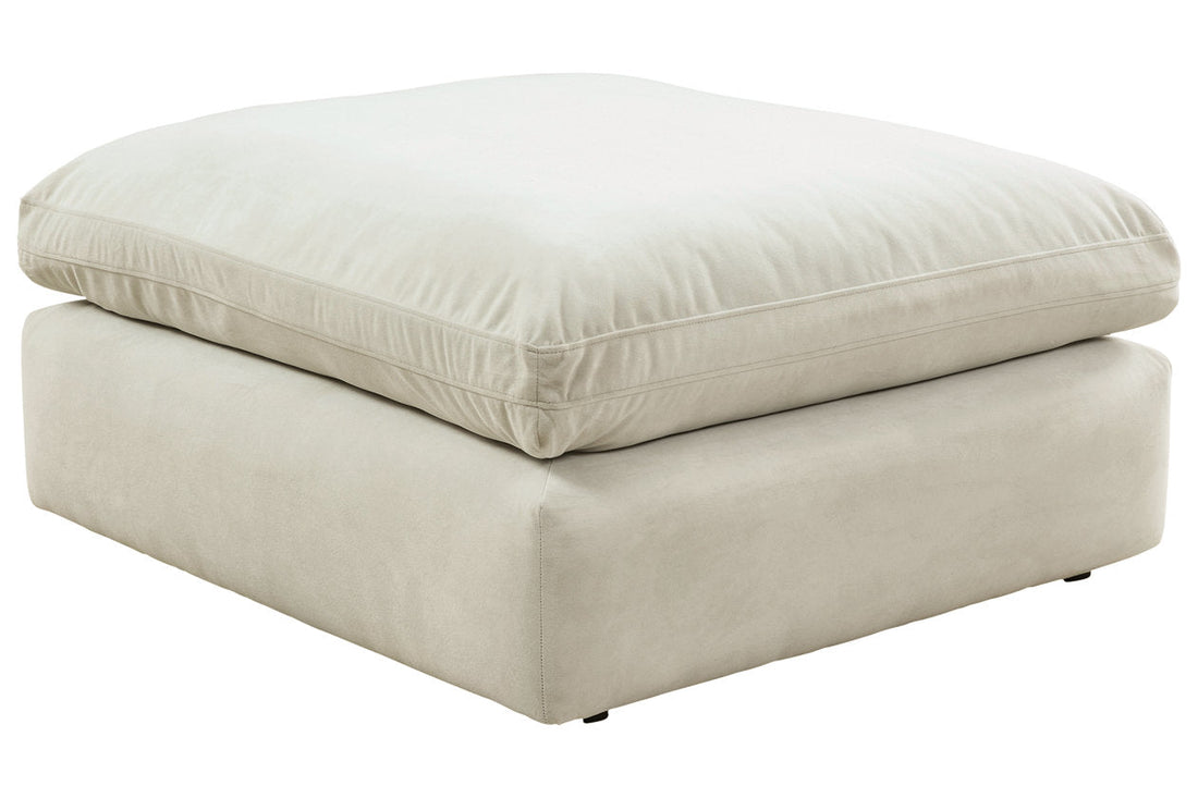 Sophie Ivory Oversized Accent Ottoman - 1570408 - Bien Home Furniture &amp; Electronics