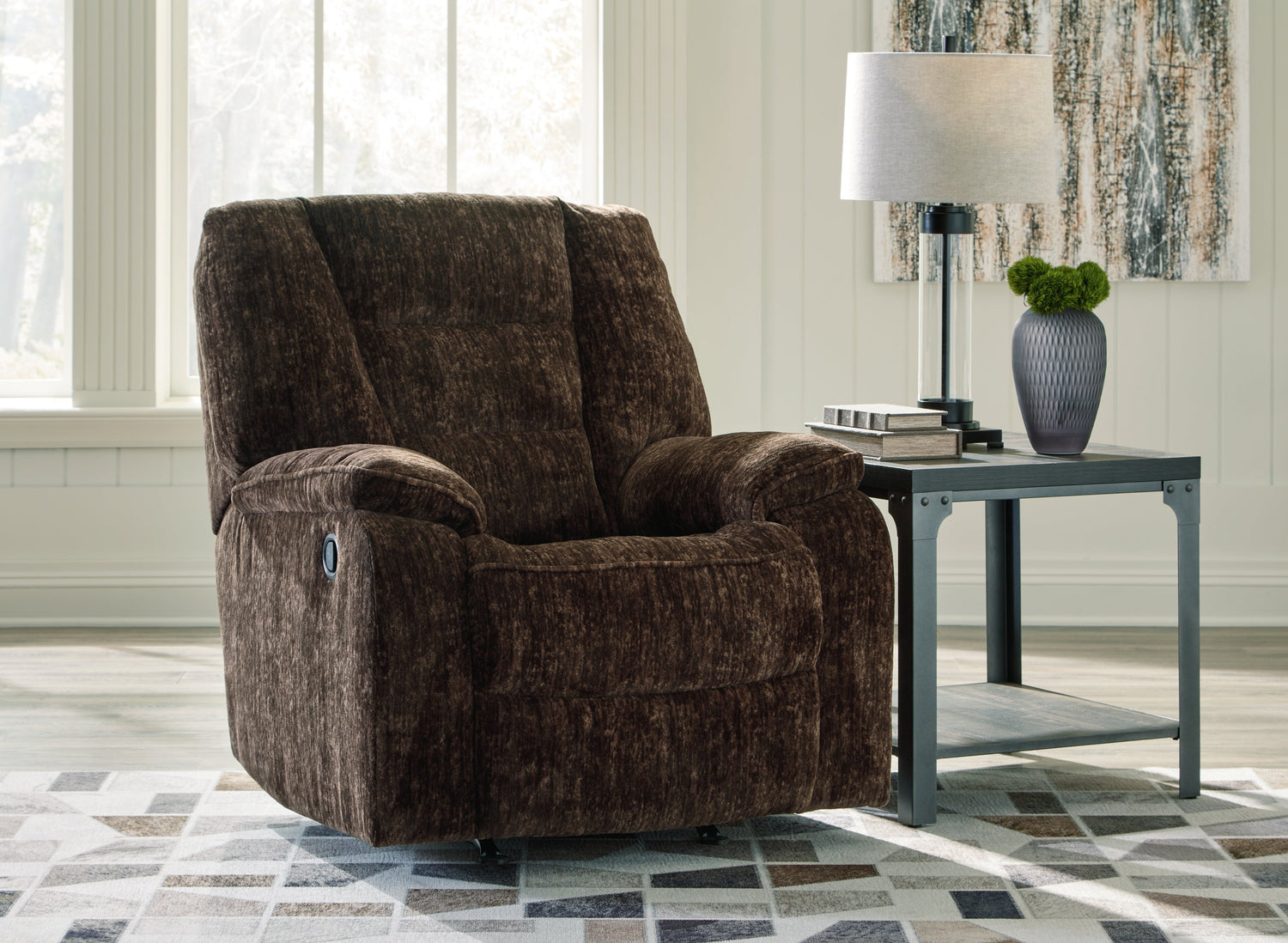 Soundwave Chocolate Recliner - 7450225 - Bien Home Furniture &amp; Electronics