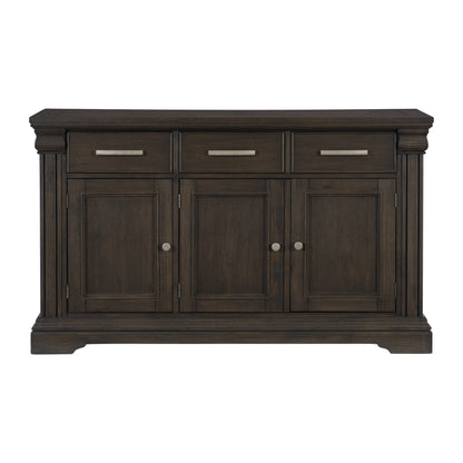 Southlake Wire Brushed Rustic Brown Server - 5741-40 - Bien Home Furniture &amp; Electronics
