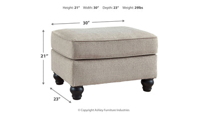 [SPECIAL] Benbrook Ash Ottoman - 7730414 - Bien Home Furniture &amp; Electronics