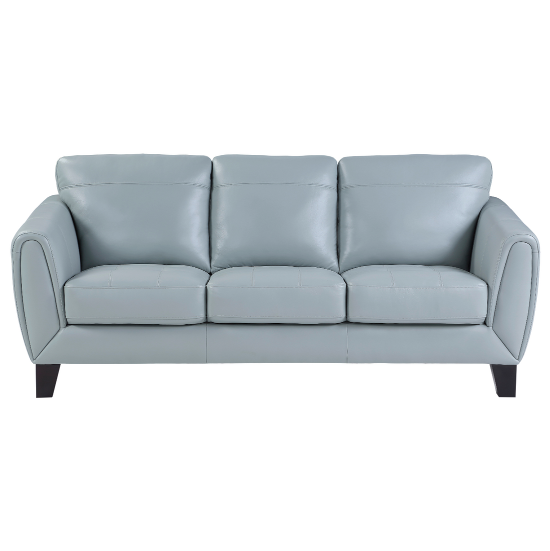 Spivey Aqua Leather Sofa - 9460AQ-3 - Bien Home Furniture &amp; Electronics