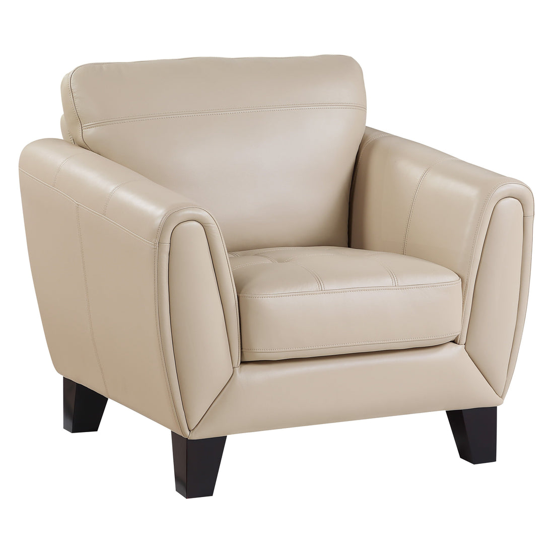 Spivey Beige Leather Chair - 9460BE-1 - Bien Home Furniture &amp; Electronics