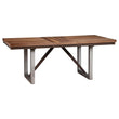 Spring Creek Natural Walnut Dining Table with Extension Leaf - 106581 - Bien Home Furniture & Electronics