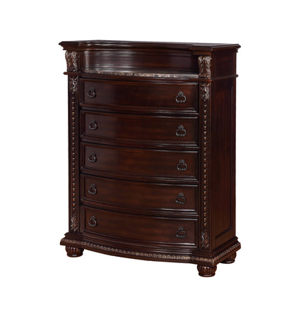 Stanley Cherry Brown Chest - B1600-4 - Bien Home Furniture &amp; Electronics