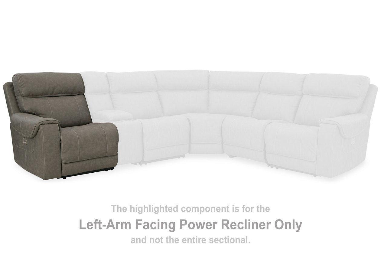 Starbot Fossil Left-Arm Facing Power Recliner - 2350158 - Bien Home Furniture &amp; Electronics