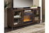 Starmore Brown 70" TV Stand with Electric Fireplace - SET | W100-02 | W633-68 - Bien Home Furniture & Electronics