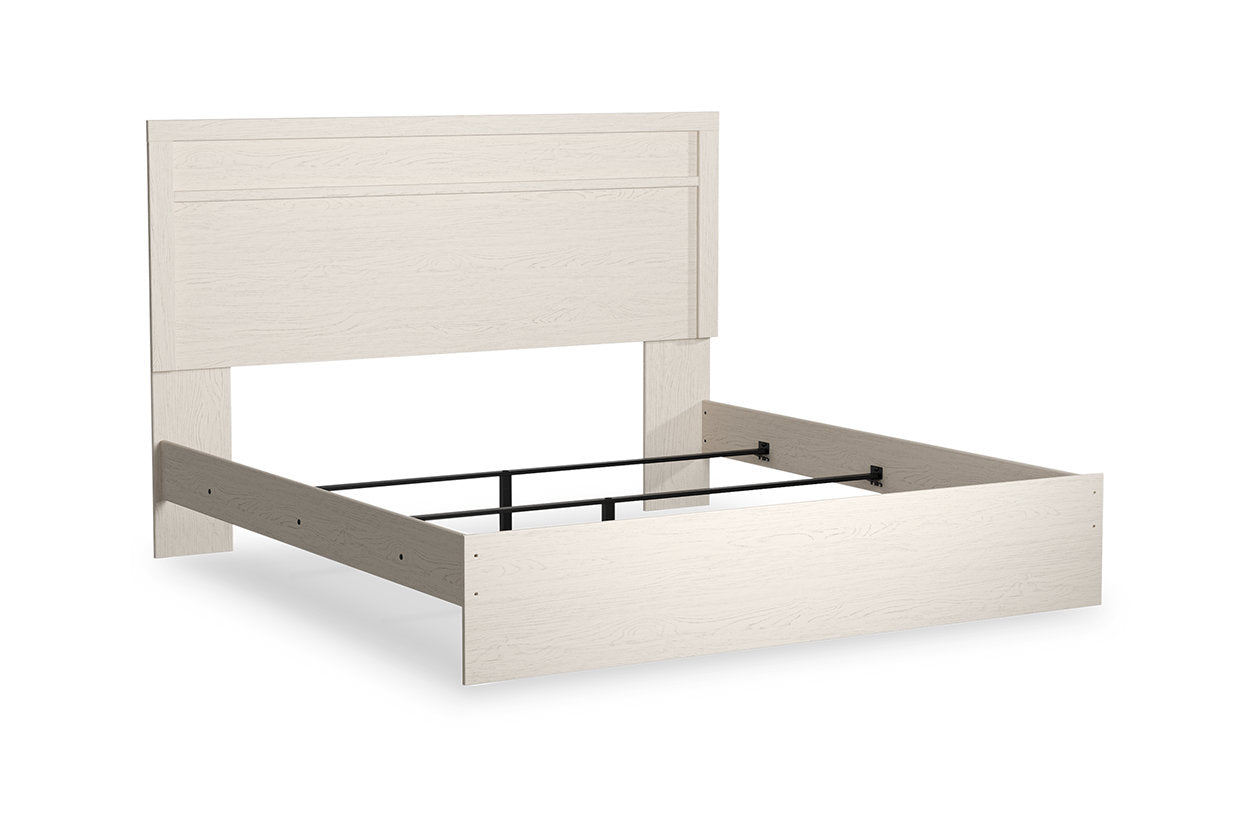 Stelsie White King Panel Bed - SET | B2588-72 | B2588-97 - Bien Home Furniture &amp; Electronics