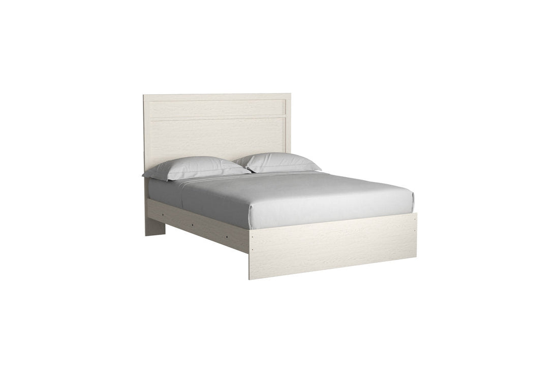 Stelsie White Queen Panel Headboard/Footboard - B2588-71 - Bien Home Furniture &amp; Electronics