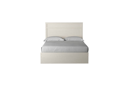 Stelsie White Queen Panel Headboard/Footboard - B2588-71 - Bien Home Furniture &amp; Electronics