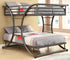 Stephan Gunmetal Full over Full Bunk Bed - 460078 - Bien Home Furniture & Electronics