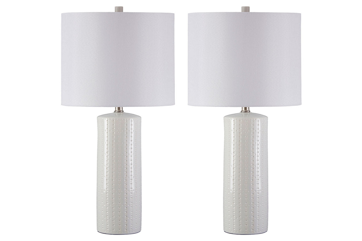 Steuben White Table Lamp, Set of 2 - L177904 - Bien Home Furniture &amp; Electronics