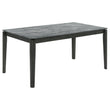 Stevie Faux Marble Top Rectangular Dining Table - 115111SLT - Bien Home Furniture & Electronics