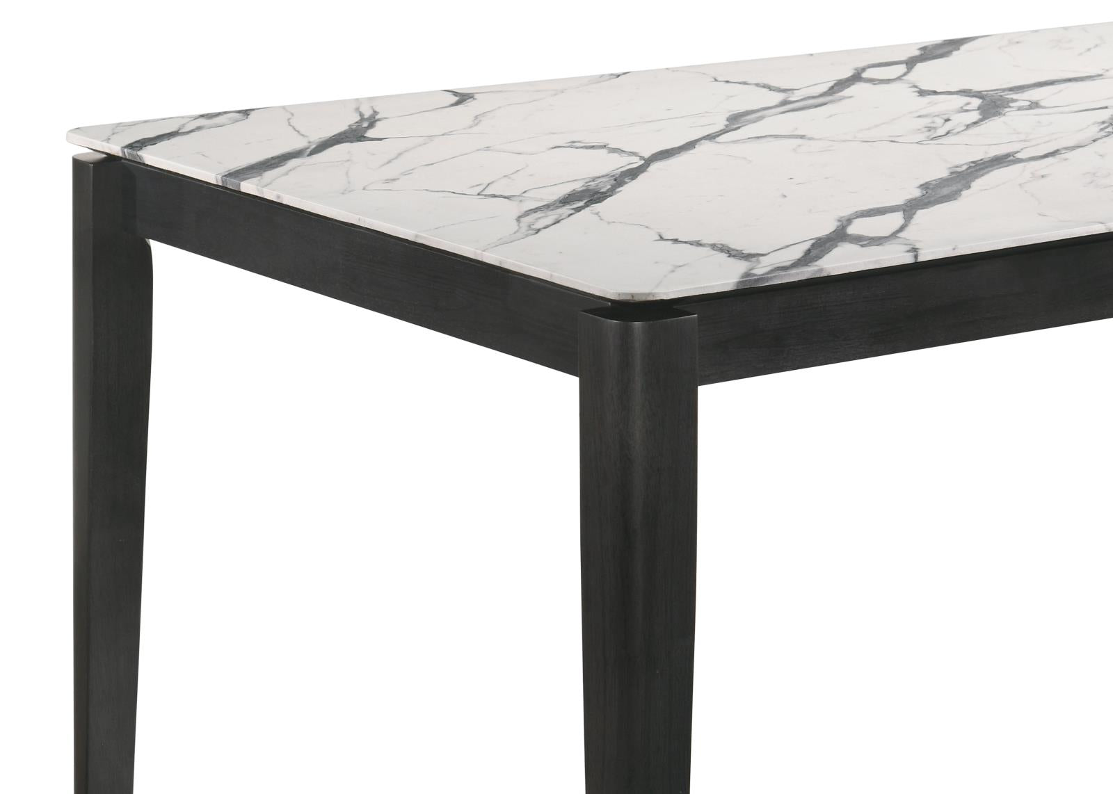 Stevie Faux Marble Top Rectangular Dining Table - 115111WG - Bien Home Furniture &amp; Electronics