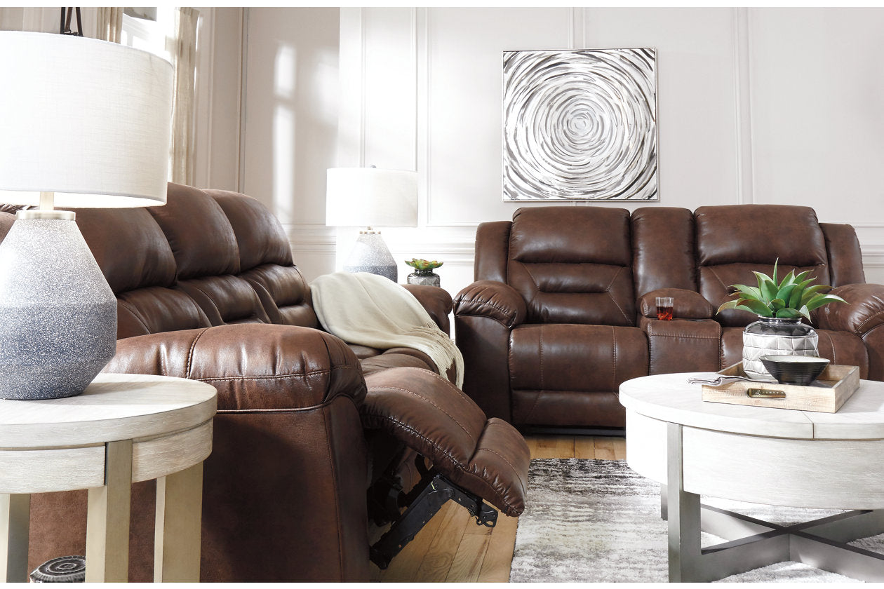 Stoneland Chocolate Reclining Sofa - 3990488 - Bien Home Furniture &amp; Electronics