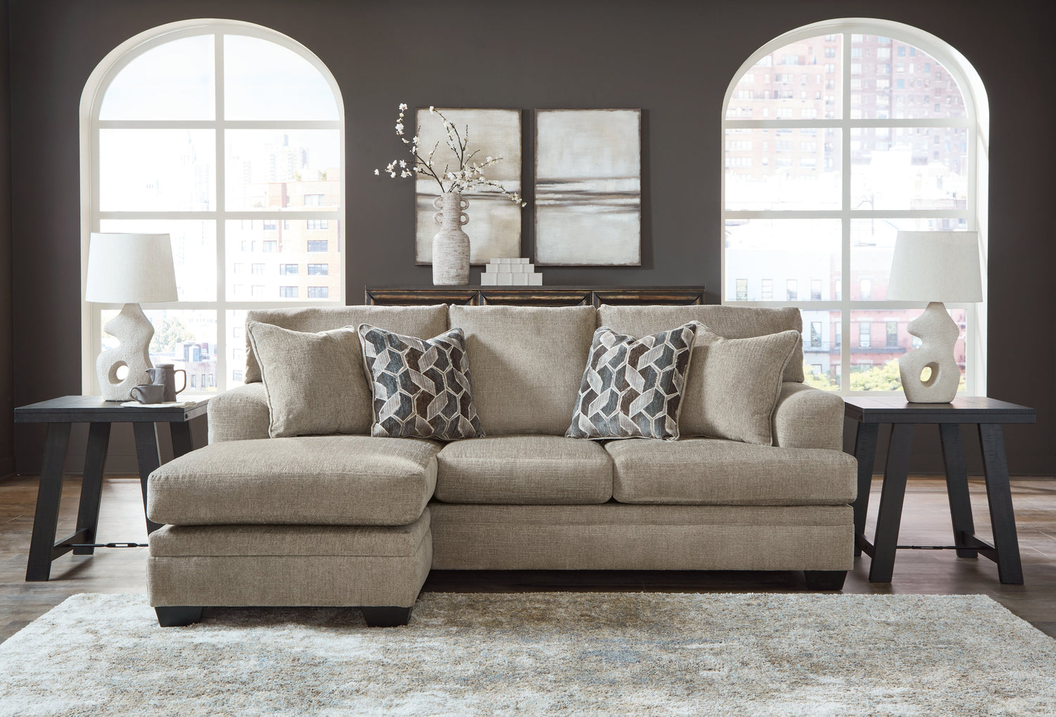 Stonemeade Taupe Sofa Chaise - 5950418 - Bien Home Furniture &amp; Electronics