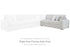 Stupendous Alloy Right-Arm Facing Sofa - 2590367 - Bien Home Furniture & Electronics
