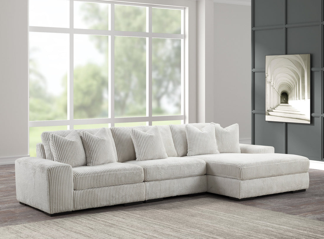 SUNDAY BEIGE 3PC Sectional - SUNDAY BEIGE 3PC - Bien Home Furniture &amp; Electronics