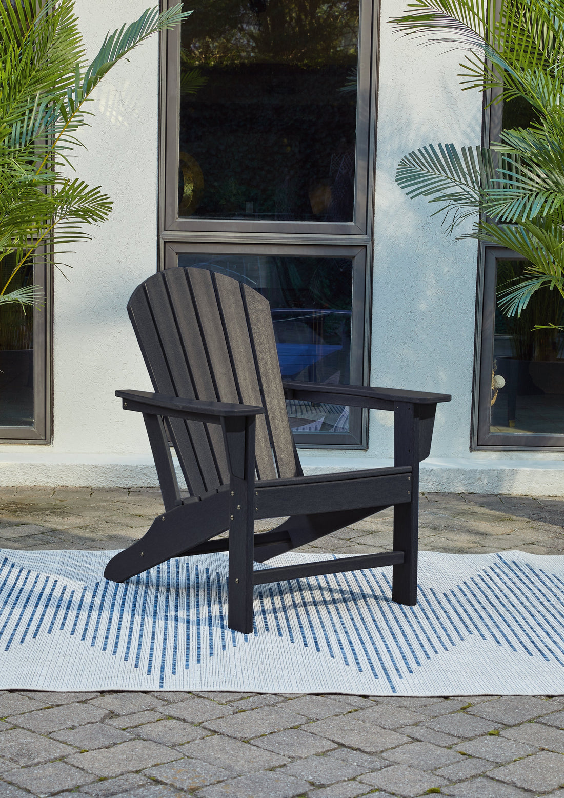 Sundown Treasure Black Adirondack Chair - P008-898 - Bien Home Furniture &amp; Electronics