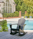 Sundown Treasure Black Outdoor Rocking Chair - P008-827 - Bien Home Furniture & Electronics