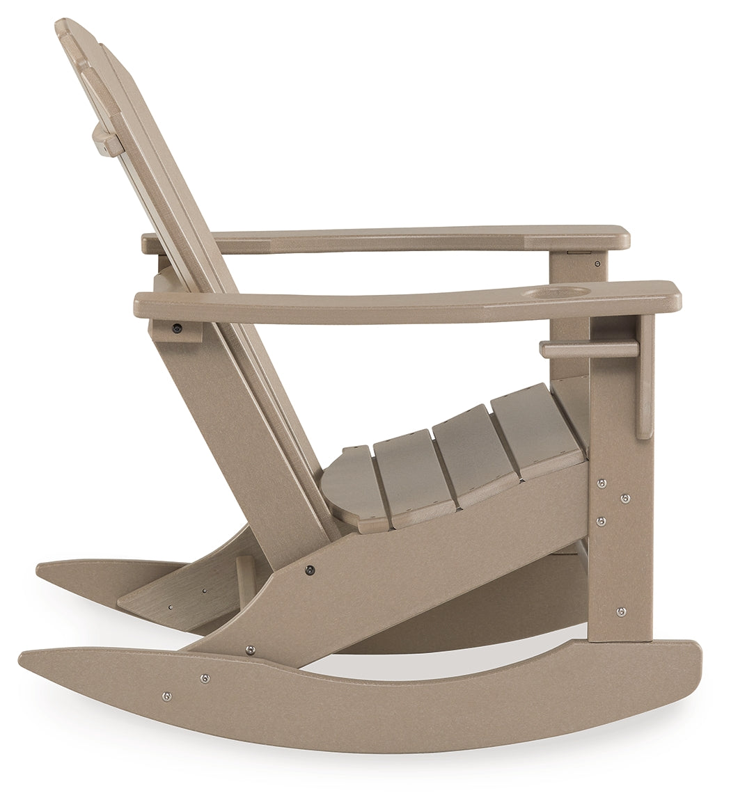 Sundown Treasure Driftwood Outdoor Rocking Chair - P014-827 - Bien Home Furniture &amp; Electronics