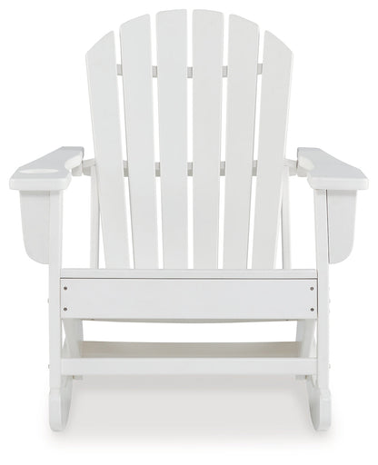 Sundown Treasure White Outdoor Rocking Chair - P011-827 - Bien Home Furniture &amp; Electronics