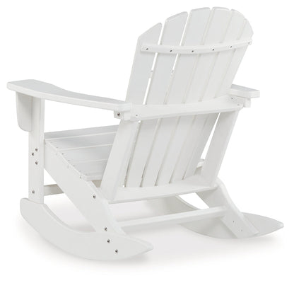 Sundown Treasure White Outdoor Rocking Chair - P011-827 - Bien Home Furniture &amp; Electronics
