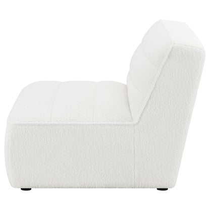 Sunny Natural Upholstered Armless Chair - 551621 - Bien Home Furniture &amp; Electronics