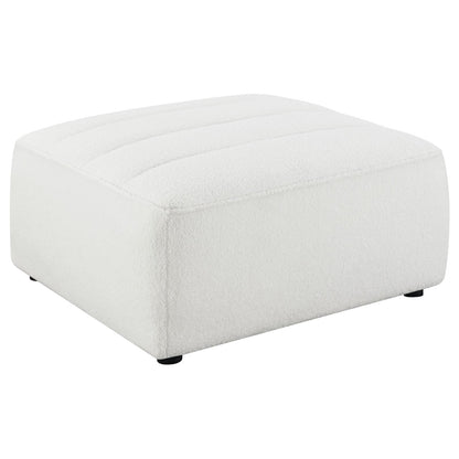 Sunny Upholstered Ottoman Natural - 551623 - Bien Home Furniture &amp; Electronics