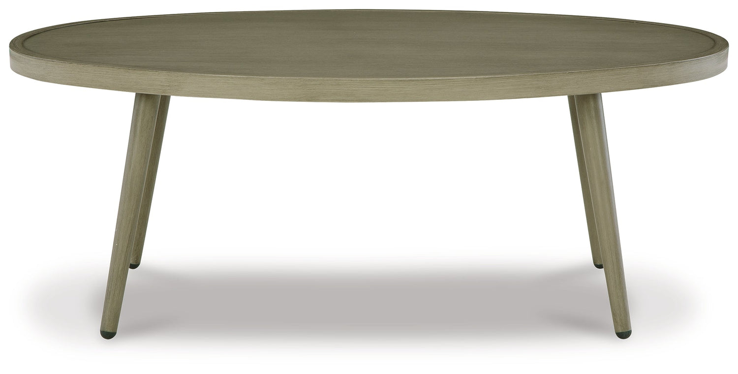 Swiss Valley Beige Outdoor Coffee Table - P390-700 - Bien Home Furniture &amp; Electronics